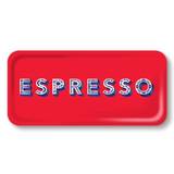 Espresso Bricka 32x15 Cm - Röd