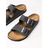Birkenstock - Arizona SFB oiled leather - Svarta slip in sandaler i oljat skinn storlek 38 - 38