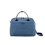 SSWERWEQ Väskor för kvinnor Women Work Shoulder Tote Laptop Bags Backpack (Color : Blu)
