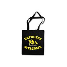Refugees Welcome Hipster Bag – Demo Pro välkommen flyktingar vänster Asyl PDS politik vänster shoppingväska tygpåse