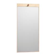 Essem Design - Tillbakablick Spegel 79x37 cm Natur - Väggspeglar - Bedow - Träfärgad