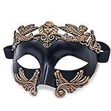 MYSEUNI Maskerad mask för män – romersk grekisk venetiansk mask halloween party karneval mask