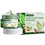 Purifying Clay Masque,Handmask med grönt teextrakt - Rengörande, återfuktande djup och yngre hud för taggkokong och torra händer Heyce