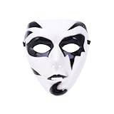Amosfun 2St Vuxen Kostymer Bal Rekvisita Maskerad Mask Läskig Mask Ond Mask Läskig Mask Grim Mask Gycklare Kostym Halloween Japansk Mask Hemsk Mask Läskig Mask Läskig Mask Fest Mask