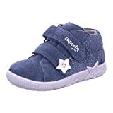 Superfit Baby flicka Starlight lära-gå-sko, blå 8020, 19 EU