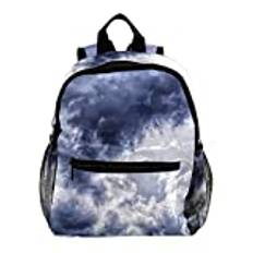 Söt mode mini ryggsäck pack väska storm moln, flerfärgad, 25.4x10x30 CM/10x4x12 in, Ryggsäckar