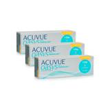Acuvue Oasys 1-Day with HydraLuxe for Astigmatism (90 linser), PWR:+3.50, BC:8.50, DIA:14.3, CYL:-1.25, AXIS:70