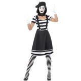 Womens Mime Artist Costume - Small