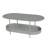 Fermob - Salsa Low Table 113X58 cm - Lapilli Grey - Grå - Småbord och sidobord utomhus - Metall