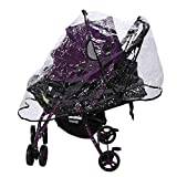 Baby Pushchair Rain Cover Outdoor Breathable, Waterproof Wind Dust Protection Baby Carriage Stroller Shield Umbrella