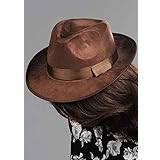 Wicked Costumes Indiana Jones stil brun Fedora hatt