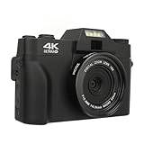 4K Digitalkamera, 48MP Vloggningskamera Anti Shock Autofocus Rese Video Kamera för Nybörjare