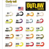 Outlaw curly tail 7cm 100-pack 59:-!!!