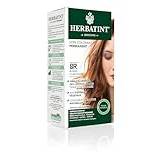 Herbatint Permanent hårfärgningsvård, 8R kopparblond - 150 ml, ammoniakfri, 100% vitt hår, dermatologiskt testad för känslig hud, med 8 ekologiska växtextrakt