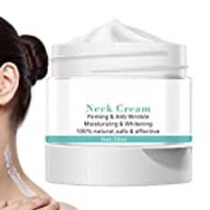 Whitening Neck Firming Cream,Natural Aging Facial Moisturizer Double Chin Reducer, Day Night Neck Cream | Halsuppstramande krä för bröstet, reducerande linjer, fuktighetskrä för nacken, Aibyks