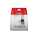 Canon CLI-551 Black Cyan Magenta Yellow Ink Cartridge Combo Pack - 6509B009
