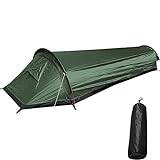Lätt tält, YIWENG backpackingtält utomhus camping sovsäck tält lätt enmanstält
