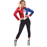 Womens Harley Quinn Jacket Costume - Size 12-14