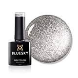 Bluesky A018 Jul Glitter Kom Nagellack 10 ml, Silver