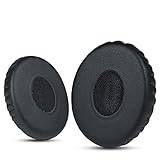 Professionella Bose On Ear-hörlurar ersättningsdynor, Bose OE2 ersättningsöronkuddar, passar Bose Over-Ear 2 (OE2, OE2i), mjukt läder och minnesskum, av Krone Kalpasmos – svart scrim, svart