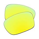 EZReplace linsersättning för Oakley Sliver XL OO9266 solglasögon (polariserade linser) – passar Oakley Sliver XL-ram (gyllene gul)