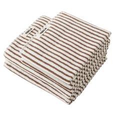 Tekla - Terry Towel Kodiak Stripes 100x150 cm - Handdukar och badlakan