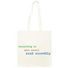 Everything Is Open Source Shopping Beige Unisex Totebag Bomull