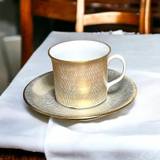 Primeur Guld "Bagdad" Kaffekopp Oanvänd Rörstrand S P-M