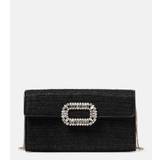 Roger Vivier Bouquet Mini tweed clutch - black - One size fits all
