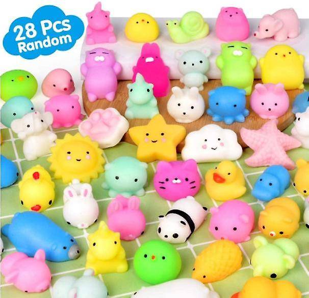 Magic Soft Mochi Mochi Animals Jelly Toy Soft Squishy Pudding Toy 2 Sets 4pcs 