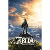 Zelda Breath Of The Wild Sunset Maxi Poster