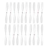 QUENPE 10 par CW CCW Propellrar Mini Props Blades Reservdelar Tillbehör, for Xiaomi Mitu RC FPV Drone Quadcopter flygplan UVA Drönarblad (Size : 20 Pcs White)