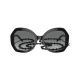 Giorgio Armani - tonade glasögon i oversize-modell - dam - polyamid/plast - 54 - Svart