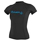 O'Neill våtdräkter dam t-shirt Wms Basic Skins S/RASH Guard SVART XS