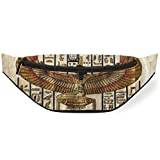 Forntida religion egyptisk midjeväska för kvinnor män, pergamentstruktur midjeförpackningar, lätta midjeväskor bältesväska gåvor för löpning sport resor vandring, Forntida religion egyptisk, X-Large