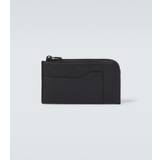 Loro Piana Extra leather card case - black - One size fits all