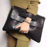 Retro Pu Leather Clutch Bag, Large Capacity Wristlet Handbags, Lady Purse Envelop Bags Xmas Gift For Girls