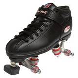 R3 Black Assembly Boot Only Quad Roller Skates