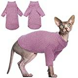 Hjyokuso Sphynx katttröja, kattkläder, kattkläder, mjuka och andningsbara katttröjor för katter, varm kattrock för sphynx, Cornish Rex, Devon Rex, Peterbald