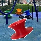 Avkopplande Stol Barn Barn 360 Swivel Sense Träningspall, Utomhus Gyrostol för Avkoppling & Kinesis & Balans, Uteplats Trädgård Pall Kan Fritt Snurra I Bakgården (Color : Red)