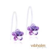 Blomdahl - Hänge Fixed Flower Violet örhängen 15-0180-3026