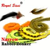 3pcs Micro/medium Rabbit Zonker Strips, 3mm/5mm Vertical Cut Rabbit Fur, Narrow Zonker Pelt, Trout Fishing Streamer Lure Fly Tying Materials