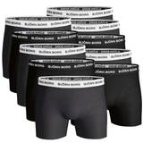 Björn Borg 10-pack Essential Shorts Solids - Black - Large * Kampanj *