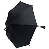 Baby parasoll kompatibel med bebecar vektor svart