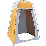Pop Up-tält bärbart utomhus duschtält badrum skydd strand integritetstält för utomhus camping cykling, ng, orange