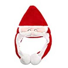 Kreativ julhatt för vuxna, jul ballong hatt öron rörlig hatt, ren, Färg 1, en storlek