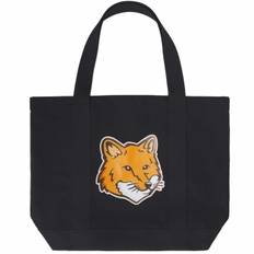 Fox Head Tote Bag - Black