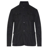 Barbour Ogston Wax Jacket for Men in Navy - Navy / 2 X-Large