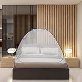 Myggnät säng, vikbart säng-myggnät, bärbart resemyggnät, hopfällbart myggnät, myggnät, myggnät 180 x 180 cm