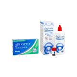 Air Optix Plus Hydraglyde for Astigmatism (3 linser) + Oxynate Peroxide 380 ml med linsetui, PWR:-2.75, BC:8.70, DIA:14.5, CYL:-0.75, AXIS:70